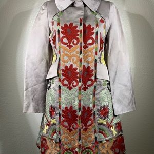 Johnny Was Biya Asgård Trench Coat size S NWT